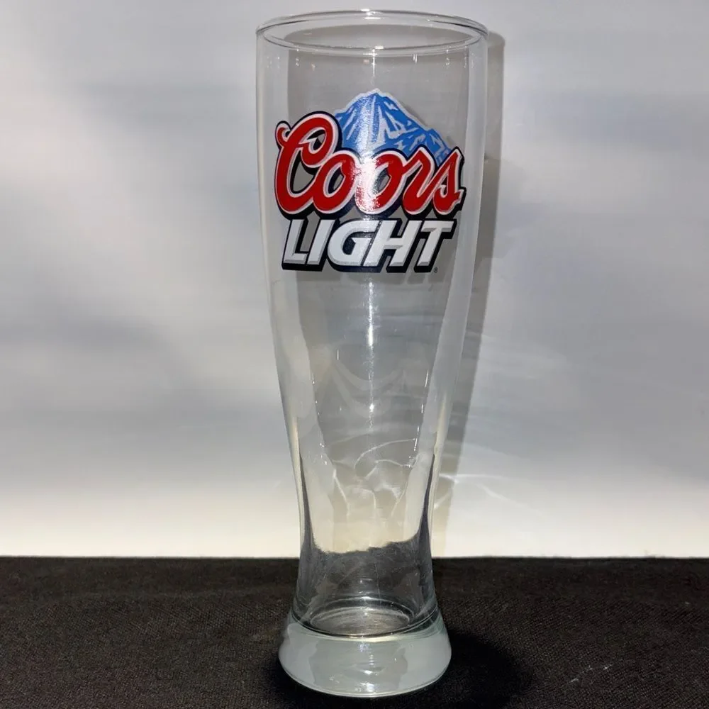 Coors Light Clear Glass Pilsner